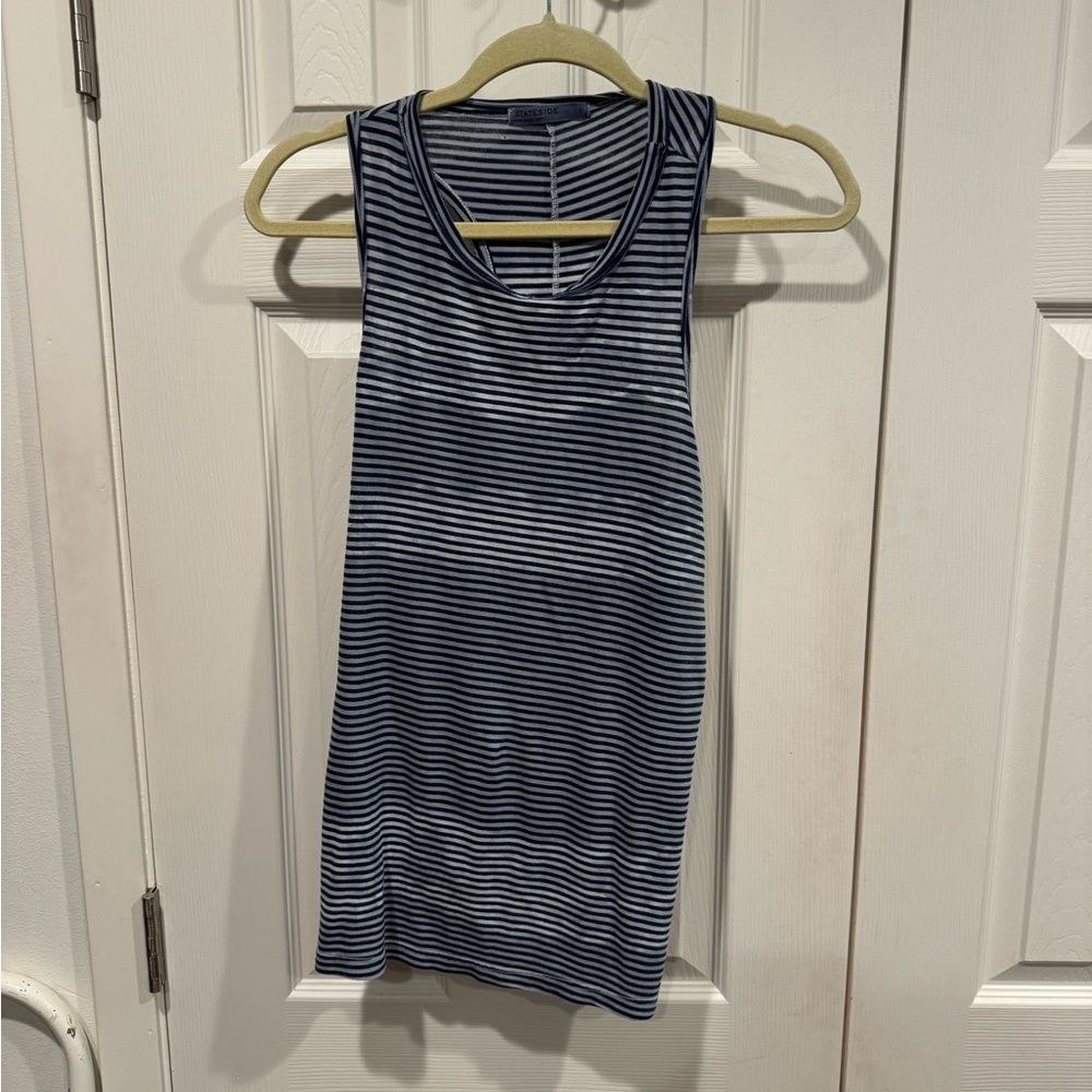 Stateside brand Striped Sleeveless Top